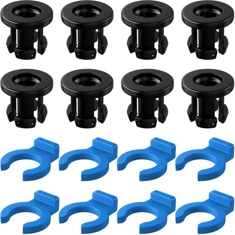 Bowden-Rohrklemmen und 8 Schlauchklemmen für Creality Micro Swiss All-Metal Hot End 3D-Drucker – Schwarz + Blau MUMU (1/4)