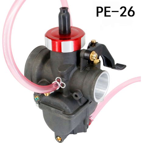 Carburateur d'appropriation à main PE26 NSR150 RSZ ATV couvercle rouge de moto de plage (1/5)