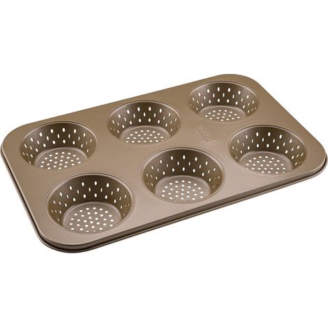 Moule à petits pains individuels ronds 6 empreintes 33 x 22 cm Zenker Mojave Gold