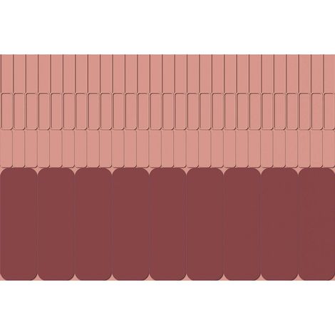 Papier peint panoramique graphique pour bureau Tapisserie panoramique originale rose et violette Papier peint panoramique pour chambre de fille (1/2)