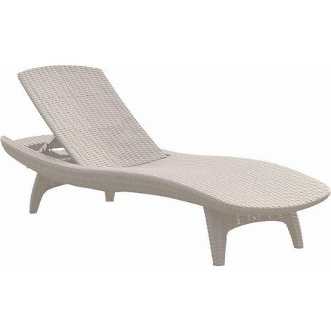 Keter Pacific transat blanc confortable et résistant