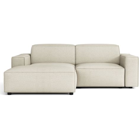 Selsey Sellmo - Canapé d'angle petit - 210 cm - gauche - Crème (1/5)