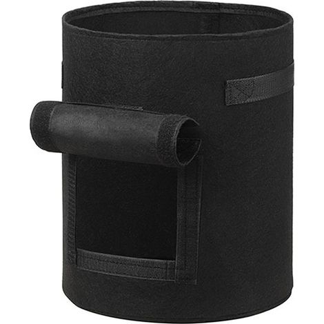 Sac De Culture Pour Pommes De Terre - Tissu Non Tissé Épais Et Imperméable - Fenêtres De Récolte À Velcro - Capacité 25 L - Usage Intérieur Et Extérieur (1/5)