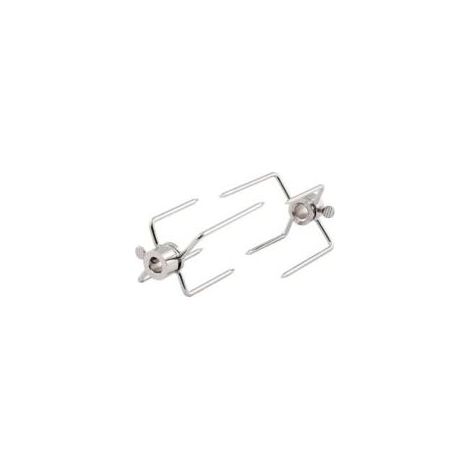 Fleischzange (2 Stück) Fleischzange, Grillfleischzange, Doppelfleischzange für Hähnchen, Schaschlik und andere Fleischsorten (1/5)