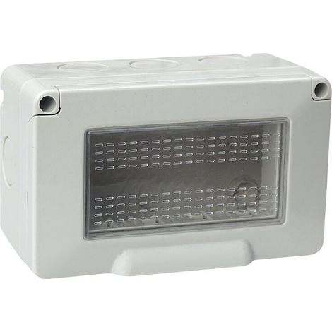 ETTROIT Gehäuse mit Deckel, 4 Plätze, 4P, IP55-Box, kompatibel mit Vimar Plana – EV2604