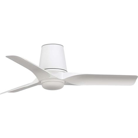 DC Ceiling Fan Hey Tub S White with LED & Remote
