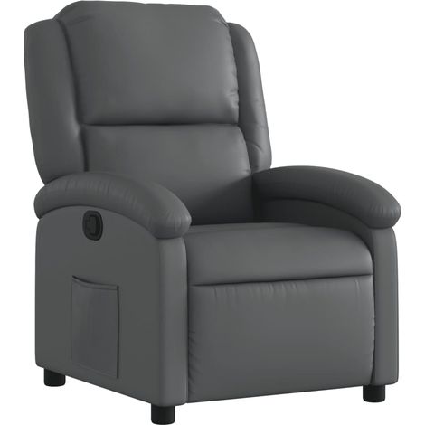 Maison Exclusive - Relaxsessel Grau Kunstleder