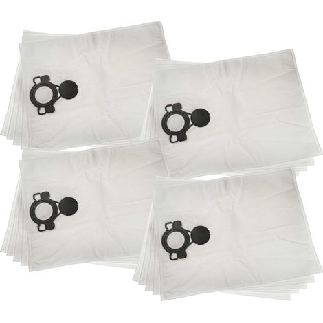 vhbw 20x Bolsa compatible con Nilfisk Aero 21-21 PC, 21-21 PC Inox, 25-11, 25-21 aspiradora - vellón micro, 32 cm x 23 cm blanco