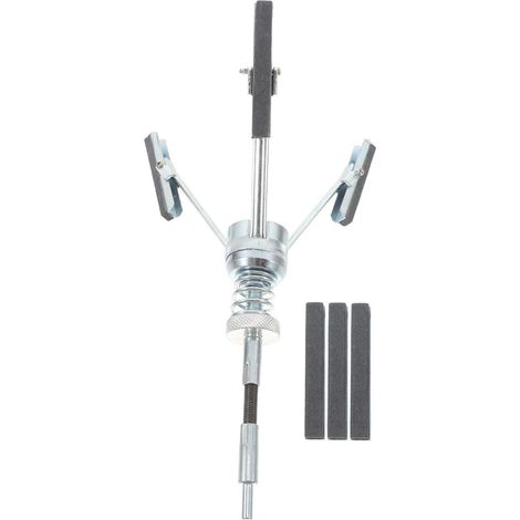 Outil Argenté à Trois Acier Mâchoires de Rodage de Cylindre Inoxydable Déglacage Intérieur, Usage Personnel et Industriel, Finition Résistante à L’usure, Manipulation Simple (1/5)