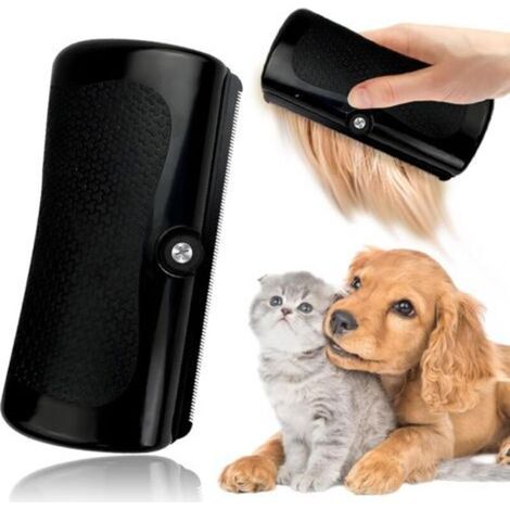 Brosse pour animaux de compagnie, Peigne à épiler pour chiens et chats, Brosse pour toilettage et élimination des poils morts (1/4)