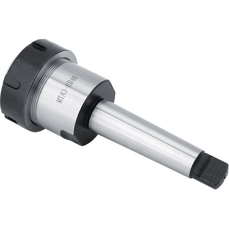 Porte-pince de serrage en acier au carbone MTA3 ER40UM à cône Morse pour tour et fraiseuse, 3-26 mm (1/5)