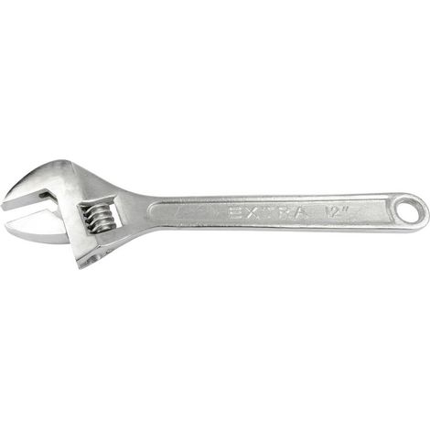 Brüder Mannesmann Clé à molette, 12 , chromé poli, 1 pièce, M 120–12