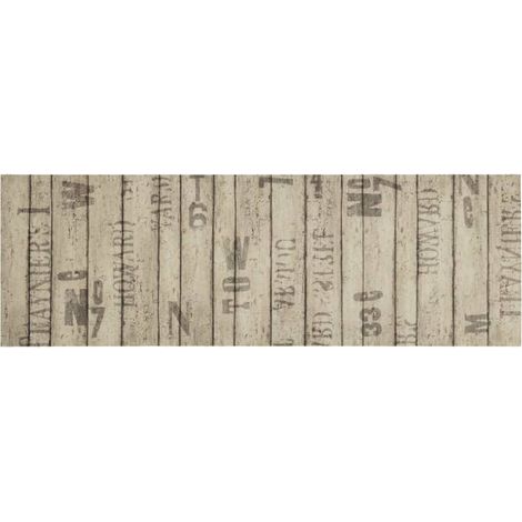 Tapis de cuisine lavable impression de clôture 60x180cm velours (1/5)