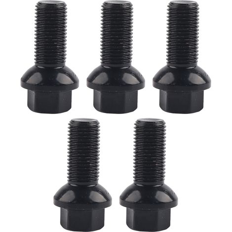 Lot de 5 boulons de roue M14x1,5 mm en acier inoxydable A0009908307 compatibles avec Mercedes-Benz A180 A200 W176 (1/5)