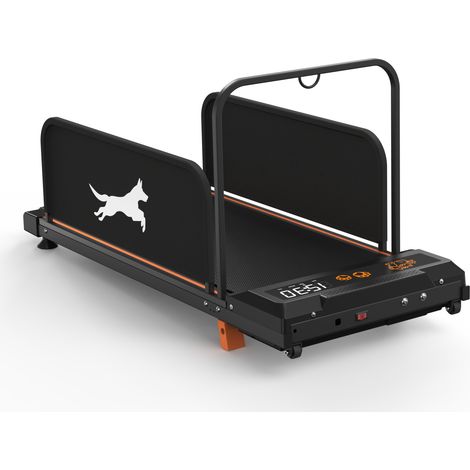 Tapis roulant per cani piccolo 2 in 1 HOMVRA nero in acciaio, silenzioso (1/5)