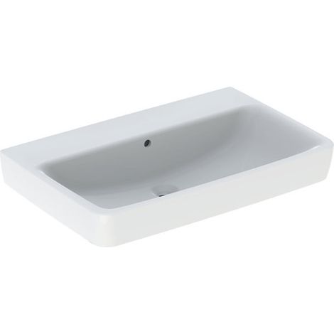 Geberit Renova Plan, lavabo, 75x48 cm, sans trou pour
