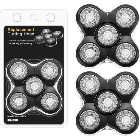 Têtes de rechange pour rasoirs Remington XR1500, XR1501, RX5(lot de 2) Lot de 2 (1/5)
