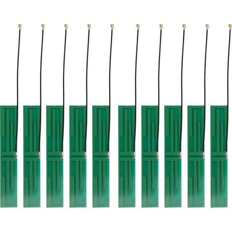 Lot de 10 antennes PCB NZ-4G-PCB-010, résistantes à l'oxydation, pleine bande, compatibles 2G/3G/WiFi, pour module NB-IoT. (1/5)