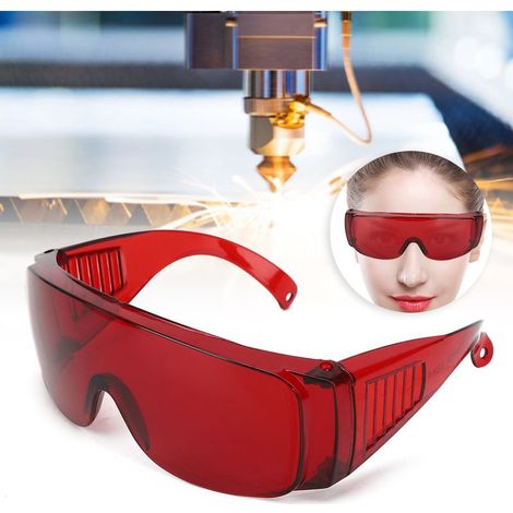 Lunettes de Protection Laser BACHIN - Filtre Rouge pour Équipement Industriel et Sécurité Oculaire (1/5)