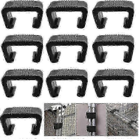 Clips de fixation pour meubles en rotin, clips pour canapés, connecteurs d'alignement pour canapés, clips de fixation compatibles avec les canapés de jardin et les meubles de terrasse (longueur intéri (1/5)