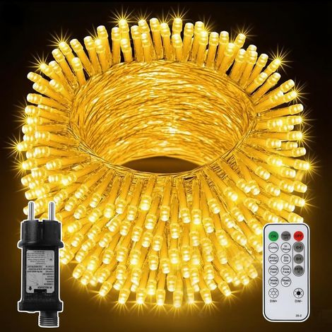 Indoor/Outdoor String Lights 30M 300LED Christmas Tree Lights Electric LED Christmas Tree Lights Decoration Warm White Christmas Garland [Energy Class G] (1/5)