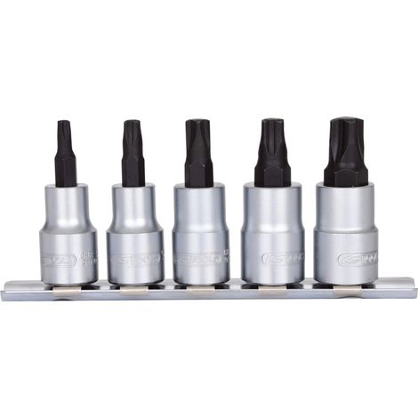 KS Tools 3/8 Bit-Stecknuss-Satz für MTS MORTORq-Schrauben, 5-tlg. (1/5)