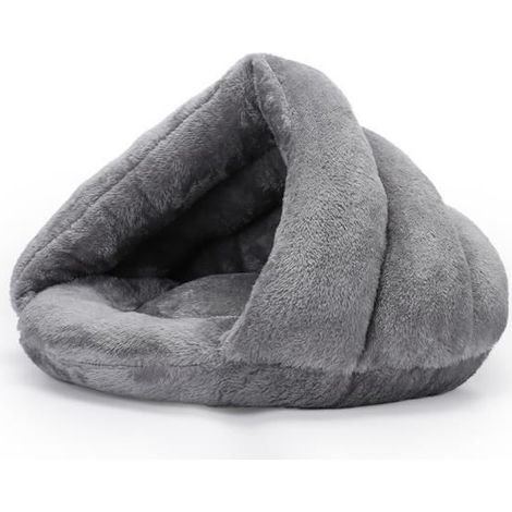 Schlafsofa – AZWIX – Gemütliche Höhle – Grau – Für Hunde und Katzen – Mittlere Größe (1/4)