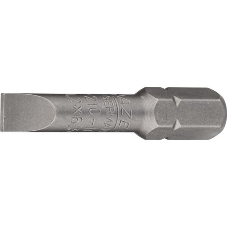 Hazet Bit 5/16 (8 mm) Sechskant massiv, Schlitz Profil, SW 1,2 x 6,5 mm (1/2)