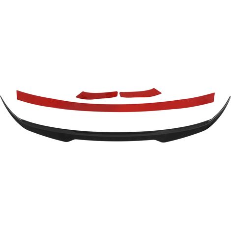Modification auto 2021 : Aileron arrière Maxton V2 noir brillant pour Volkswagen Golf 8 Standard (1/5)