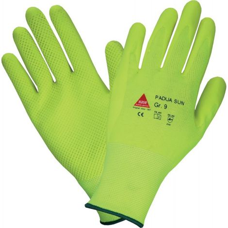Guante de protección Padua Sun, látex-besch.,Talla 9 (por 10)
