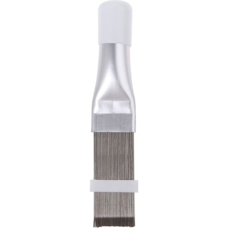 Kit nettoyage ailettes climatiseur 2 pièces – Brosse et peigne – Redressement ailettes – Pour évaporateur et radiateur (1/4)