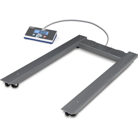 Kern Palettenwaage UIB 1.5T-4+C kalibriert, Wägebereich 1500 kg, Ablesbarkeit 500 g (1/5)