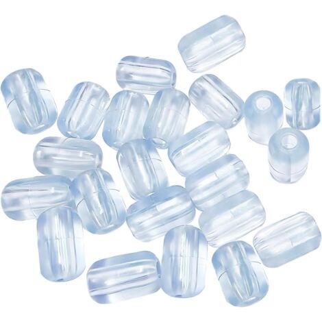 20 pieces of plastic sink feet, 4.5 mm inner diameter x 13 mm outer diameter, kitchen sink protection accessories