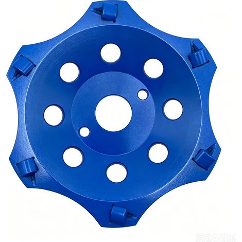 Diamond Disc 125 mm, PCD Diamond Grinding Wheel, 6 Segments, Concrete Surface Grinder Disc for Cement, Marble, Granite, Stone Bricks, Masonry, Plaster (1/5)