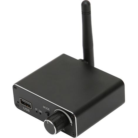 Récepteur Bluetooth D18 avec DAC, port USB et réglage du volume (1/5)
