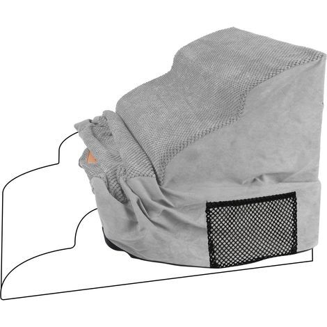 wasserdichter Ersatzbezug aus Cord für Hundetreppen, 4 Stufen, 73 x 40 x 51 cm (1/5)