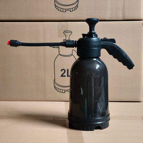 Pulvérisateur Mousse à Pression 2L avec Tige Orientable – Vaporisateur Résistant aux Acides et Alcalins pour Lavage Auto, Jardinage et Désinfection 1 Pièce, Noir (1/4)
