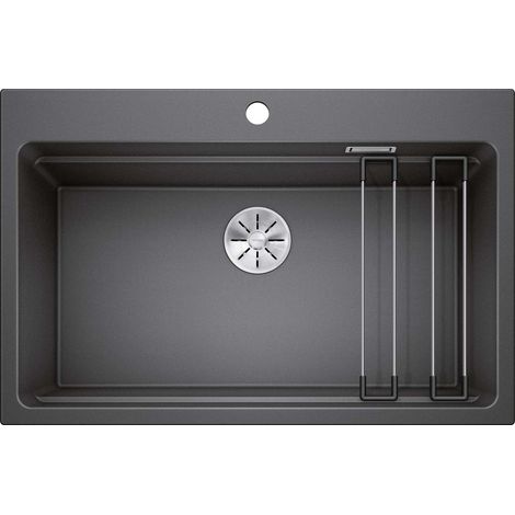 Blanco Etagon 8 - Lavello in silgranit, 78x51 cm, con guide scorrevoli, antracite 525187 (1/5)