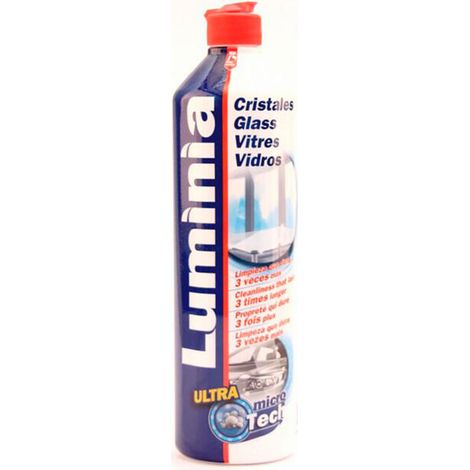 Nettoyant verre Luminia 750ml – Fini sans traces – Prêt à l'emploi pour surfaces vitrées – Compatible tous types de verre