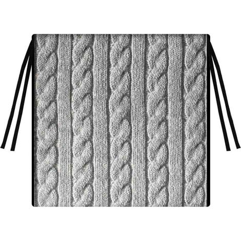 Coussin de chaise de jardin 40x40 - tresse (1/5)