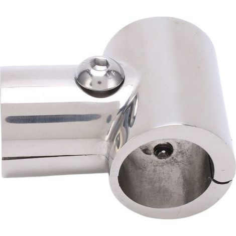 Té en T à 90 °, connecteur de tuyau de Tube séparable de 1 po 25.4mm ID, accessoires de rampe de bateau en acier inoxydable pour (1/4)