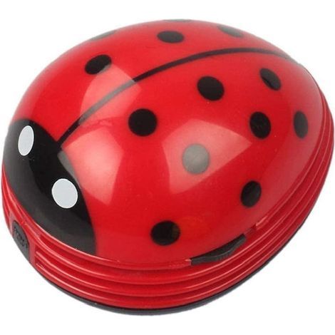 2024Mini Nettoyeur de Bureau, Aspirateur portable pour insectes, Balai à miettes, Nettoyeur de poussière de bureau (Rouge) (1/5)