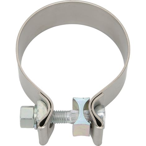 Colliers de serrage universels pour échappement, colliers de silencieux en acier inoxydable haute dureté pour collecteur d'échappement de 3 pouces (1/5)