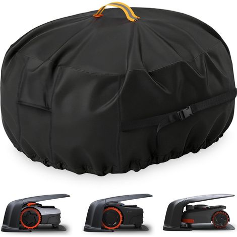 Housse imperméable pour tondeuse à gazon avec aération, cordon de serrage et poignées, protection résistante aux UV pour le rangement du jardin, 83 x 62 x 43 cm (1/5)