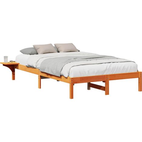 Maison Exclusive - Struttura del letto Marrone cerato 120 x 190 cm Pino massello