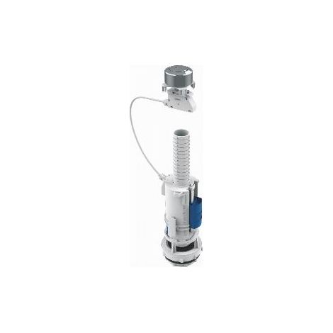 FPLUS descargador doble pulsador cable denia , El descargador modelo Dénia de doble descarga de Idrospania está fabricado con materiales plásticos de alta calidad y anticalcáreos.