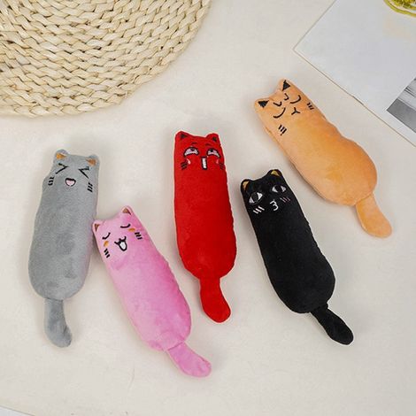 5 couleurs : voir photo. Matière : tissu. Jouet à l'herbe à chat, accessoire mignon pour chat. (1/5)