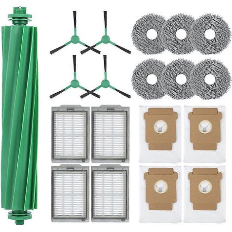 Para iRobot Roomba Plus 405/505 Combo Rodillo principal Cepillo lateral Filtro HEPA Paño de mopa Bolsa para polvo Accesorios para aspiradora robot () (1/5)