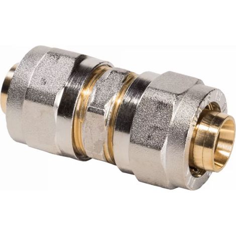 RACCORDO DIRITTO INTERMEDIO A STRINGERE TRE PEZZI PER TUBO MULTISTRATO MODELLO 703L - Ø16 - APE
