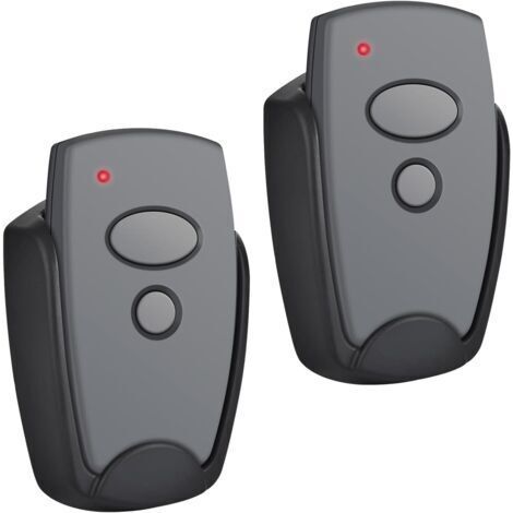 Lot de 2 émetteurs portatifs Marantec 868,3 MHz pour 302 384 304 313 321 323 131 - Télécommande de rechange pour Marantec - 2 canaux (1/4)
